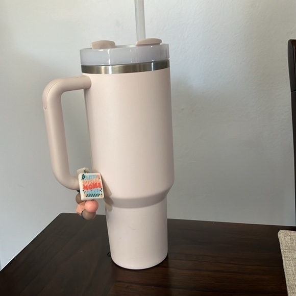 New Stanley Tumbler Cup Handle Charm Anti Social Moms Club Accessory Luggage Tag - Picture 8 of 11